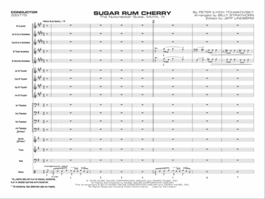 The Nutcracker Suite Jazz Ensemble scores gallery preview page 50