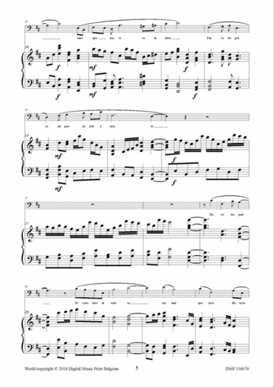 Ronsard Songs Ronsard Songs Baritone Voice scores gallery preview page 3