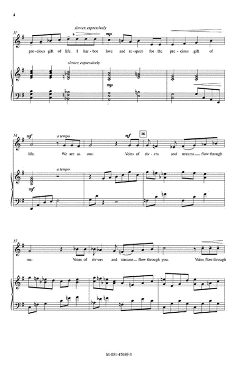 We Are as One We Are as One 4-Part scores gallery preview page 3