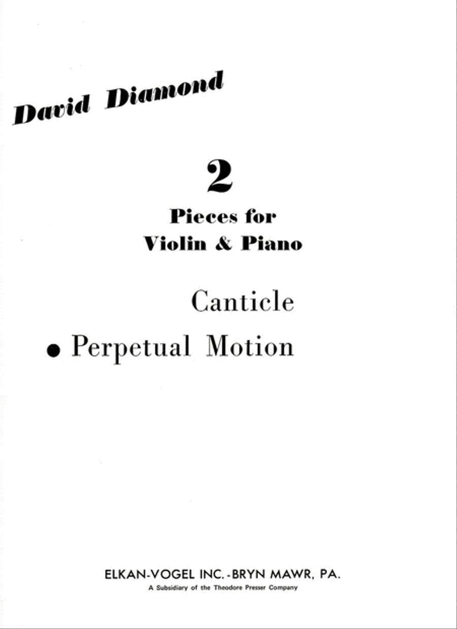 Perpetual Motion Violin Solo scores gallery preview page 1
