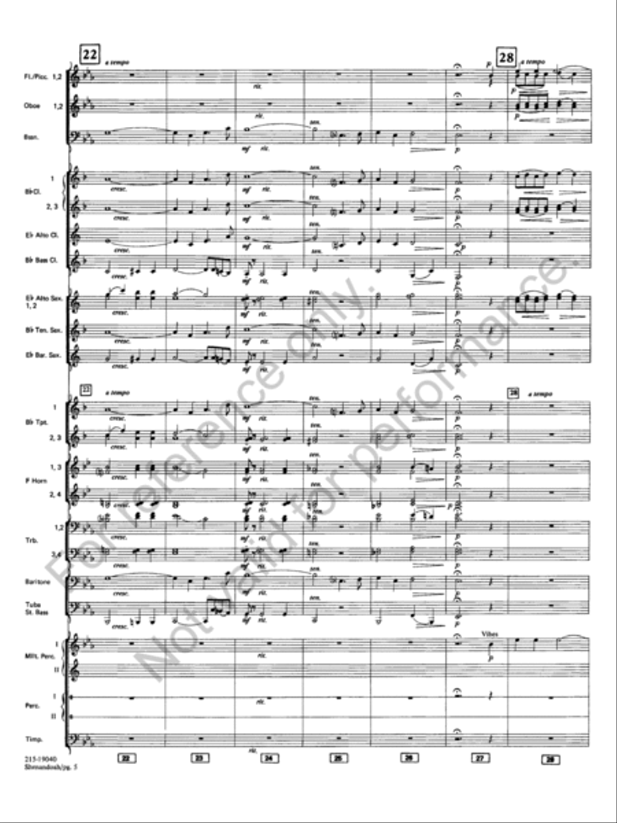 Shenandoah Shenandoah Concert Band scores gallery preview page 7