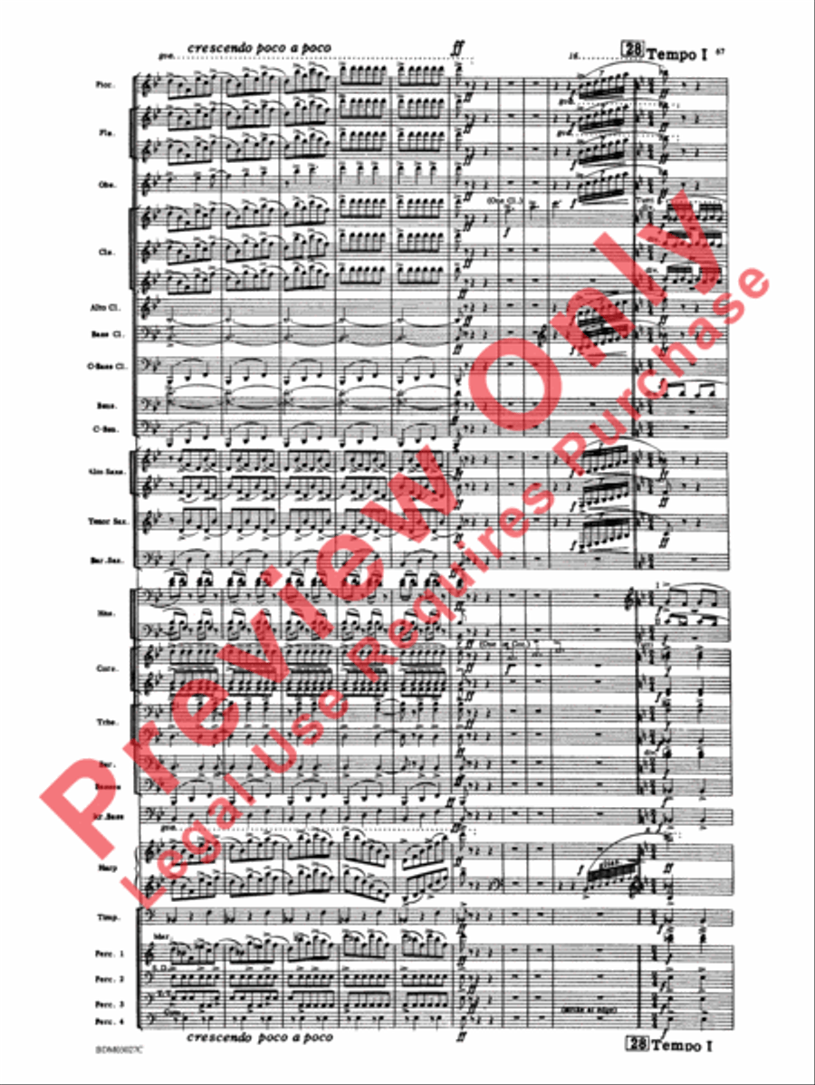 La Fiesta Mexicana Concert Band scores gallery preview page 70