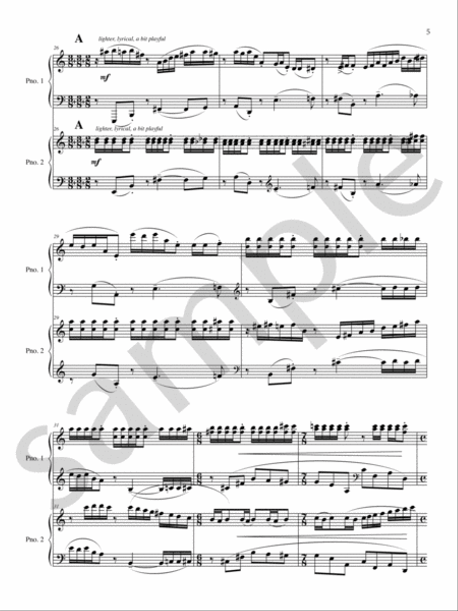 Tenement Rhapsody Tenement Rhapsody Chamber Music scores gallery preview page 6