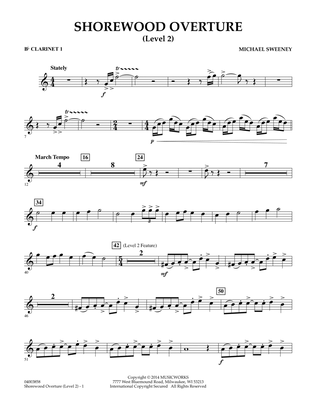 Shorewood Overture (for Multi-level Combined Bands) - Bb Clarinet 1 (Level 2)