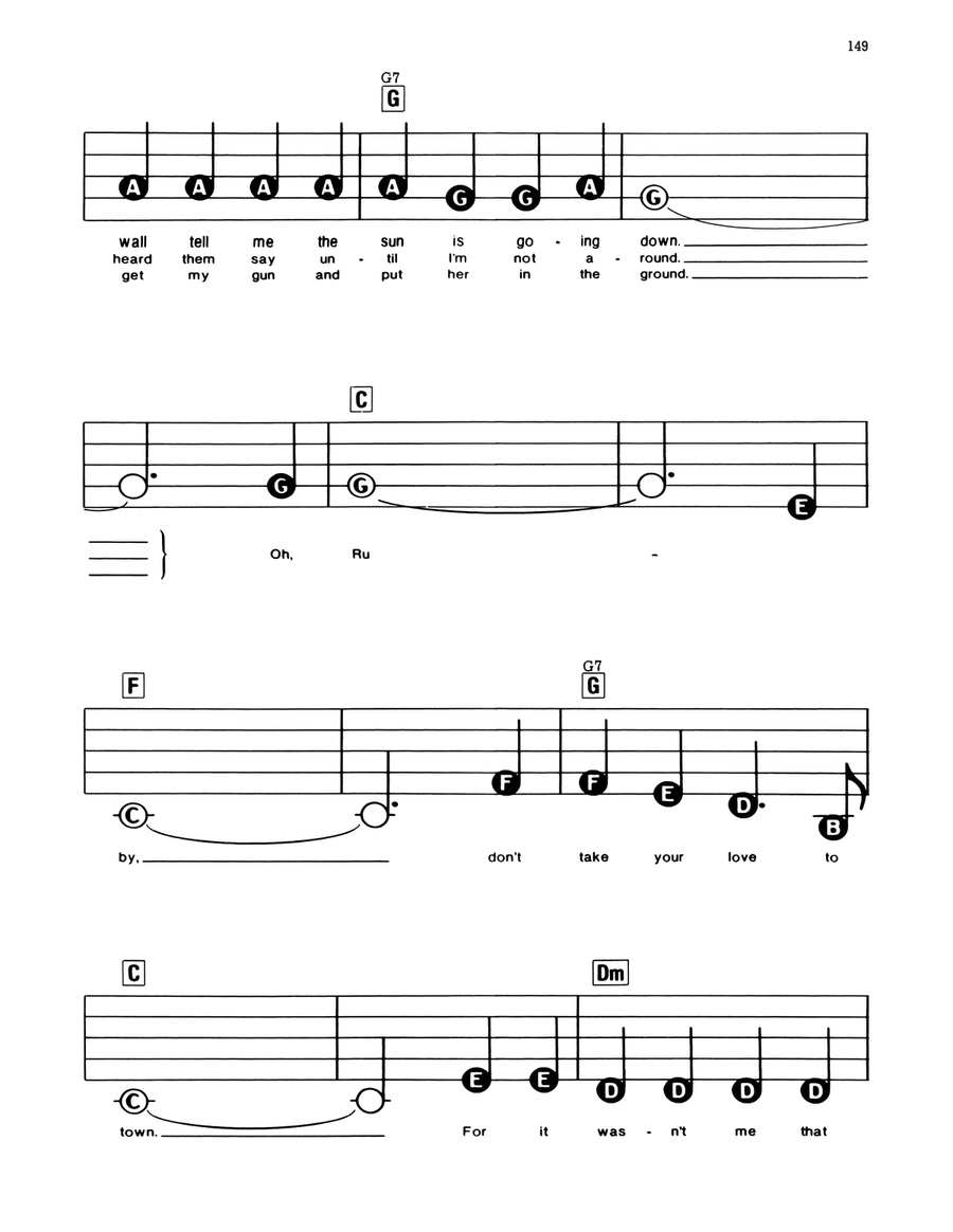 Ruby, Don't Take Your Love To Town Electronic Keyboard scores gallery preview page 2