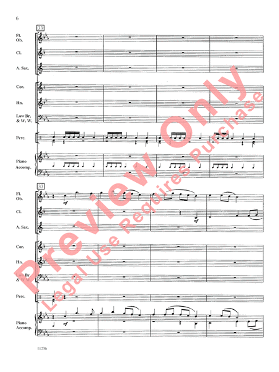 Northridge Overture Concert Band scores gallery preview page 7