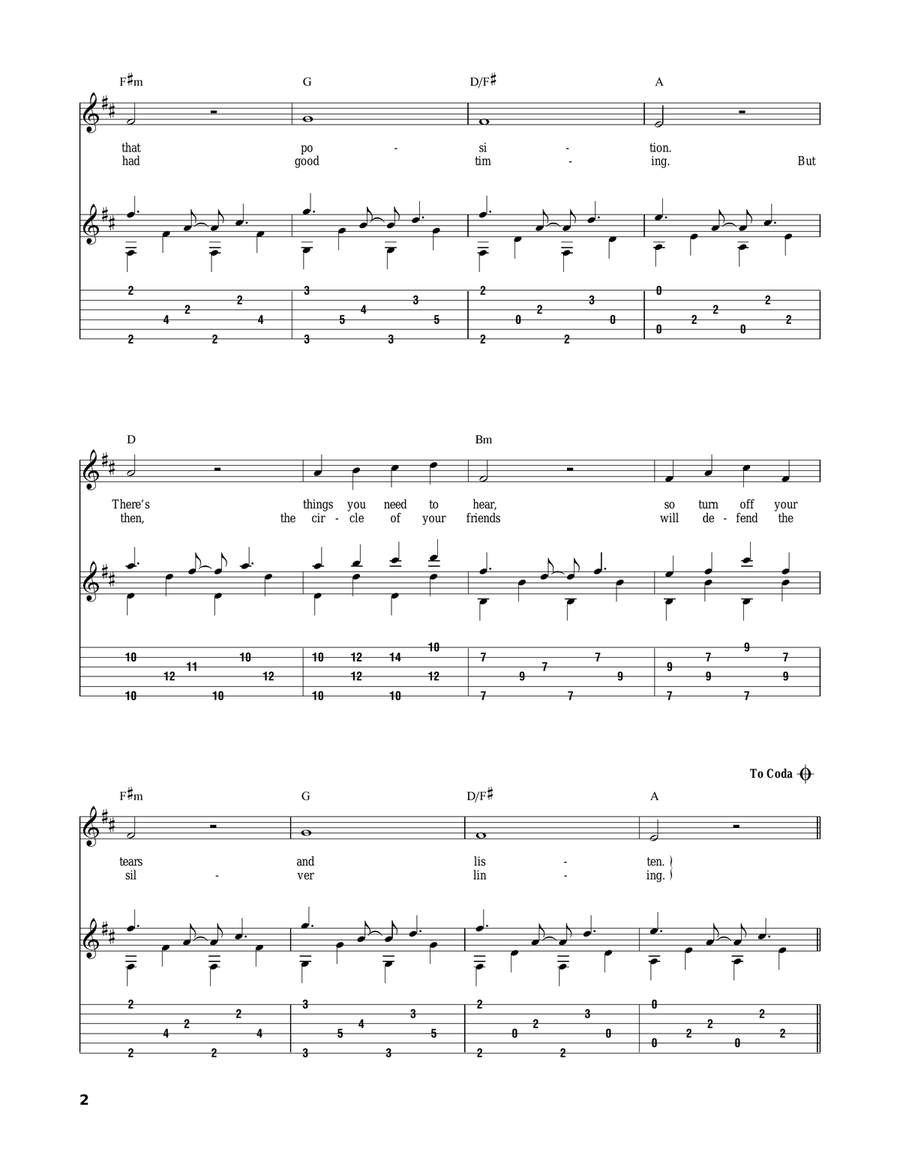 The Heart Of Life Acoustic Guitar scores gallery preview page 2