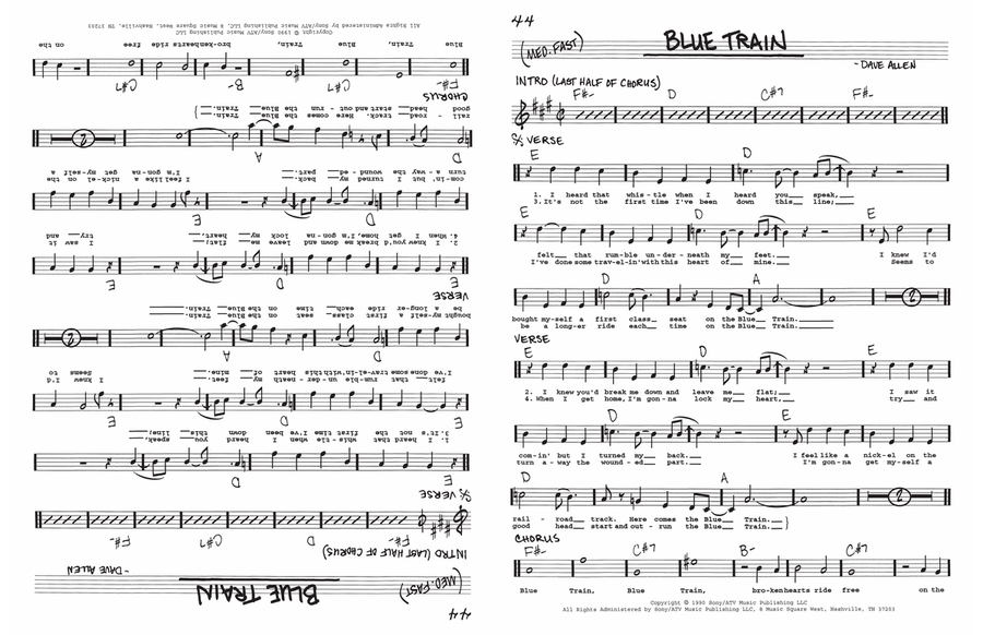 Blue Train Voice scores gallery preview page 1
