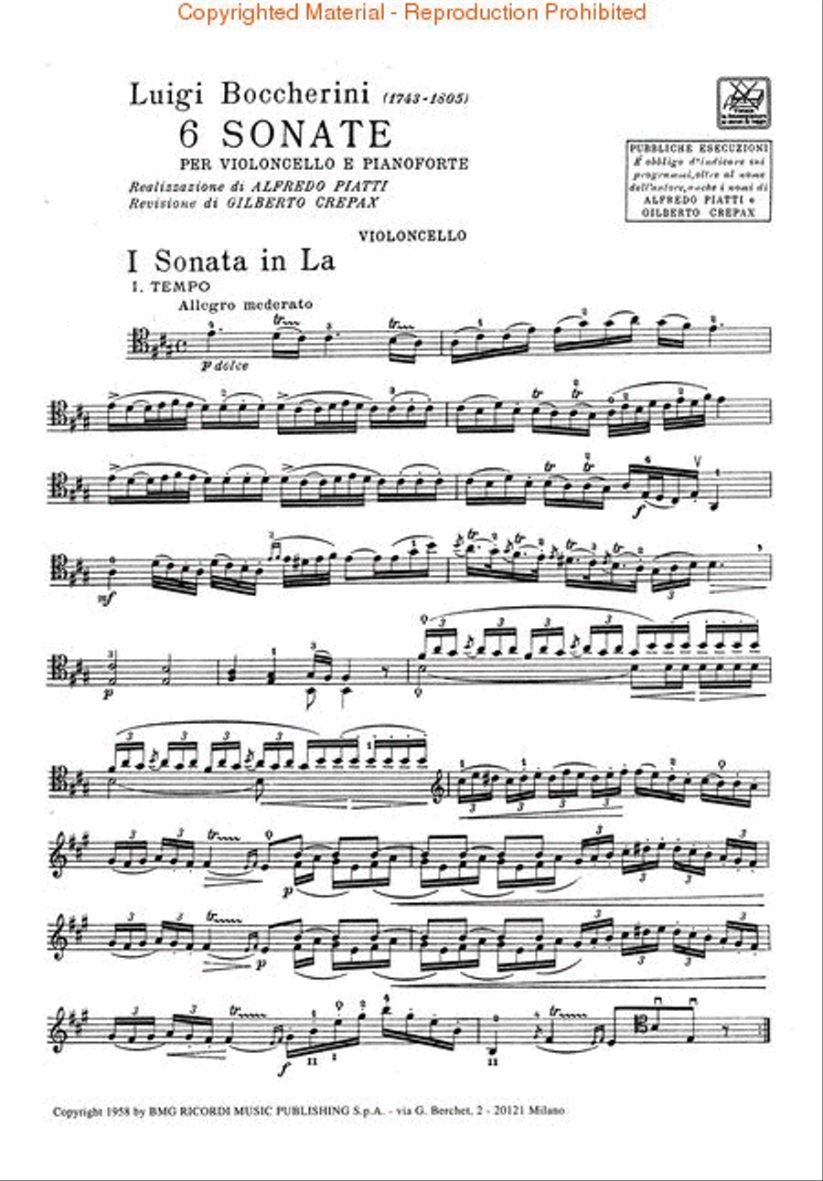 6 Sonatas Piano Accompaniment scores gallery preview page 3