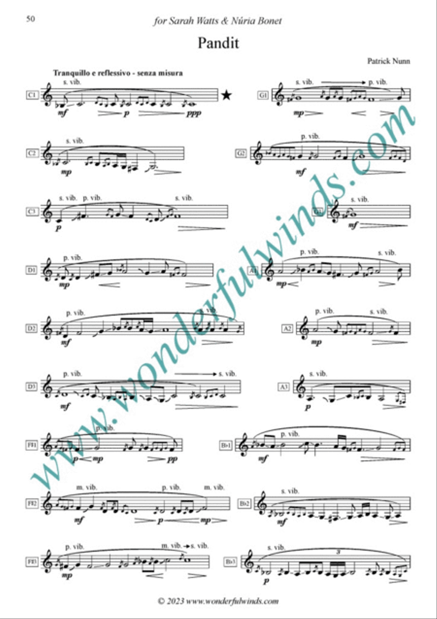Ten Devon Pints B-Flat Clarinet scores gallery preview page 11
