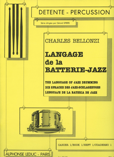 Langage De La Batterie-jazz Vol.1 (percussion Solo)