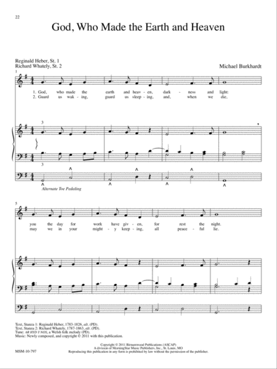 Easy Hymn Accompaniments for Organ Organ Solo scores gallery preview page 10