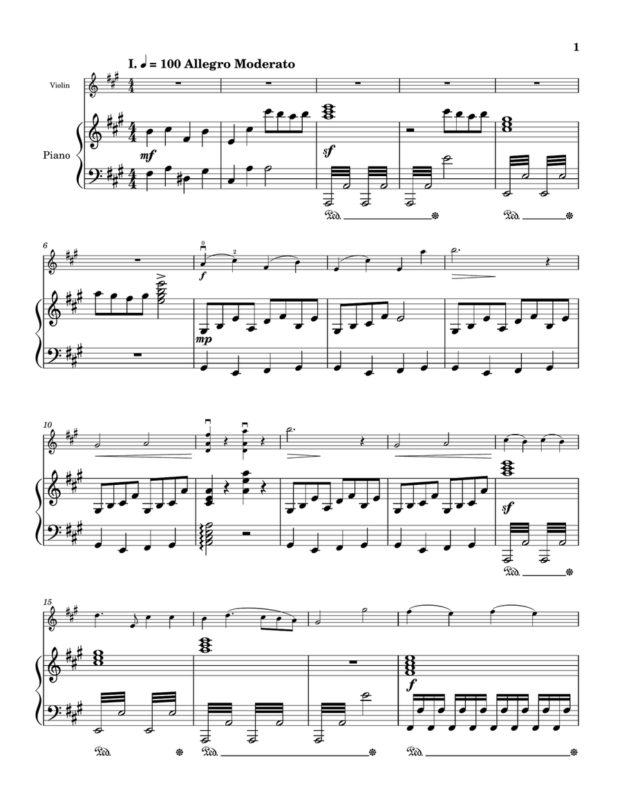 Concerto in A major op.2 no.1 Violin Solo scores gallery preview page 2