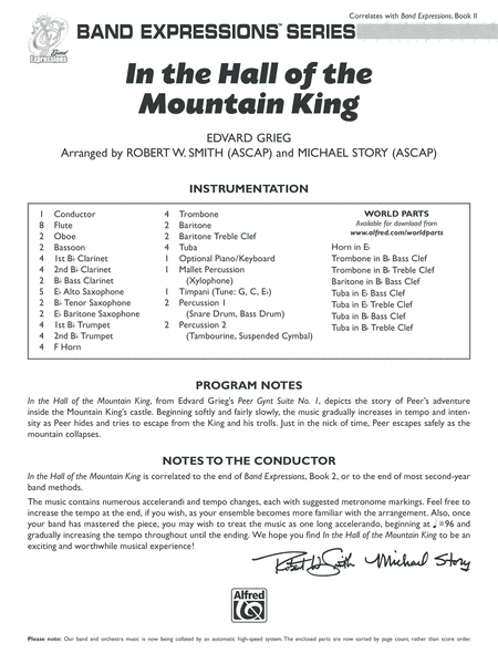 In the Hall of the Mountain King: Score