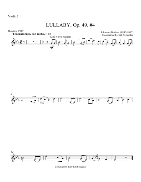 Lullaby Op 49, #4 image number null