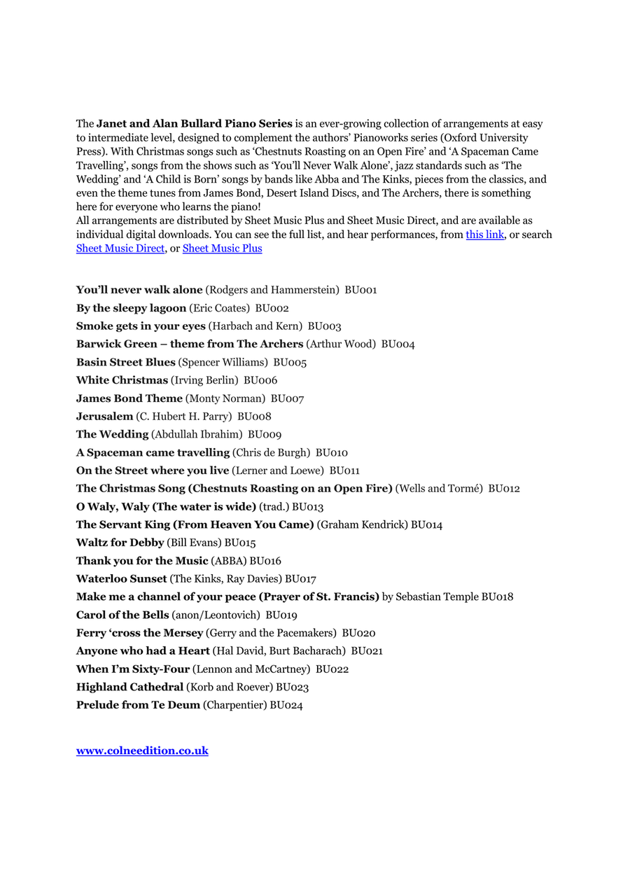 Ferry 'cross The Mersey Easy Piano scores gallery preview page 2