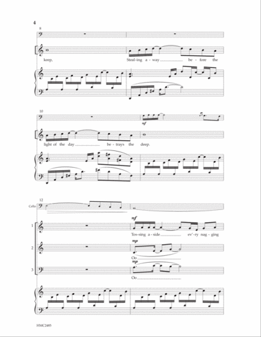 Don't Be Seen 3-Part scores gallery preview page 2