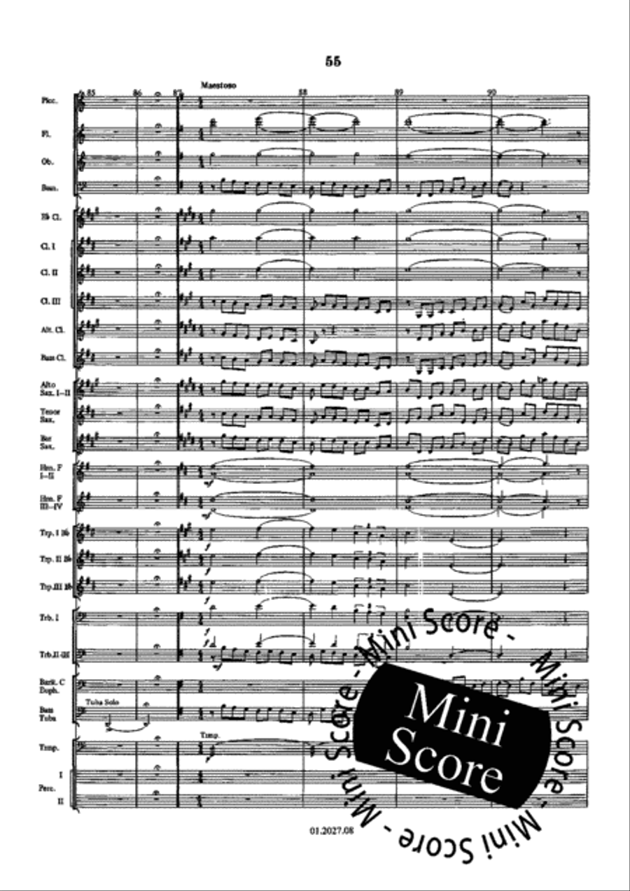 American Triptych American Triptych Concert Band scores gallery preview page 59
