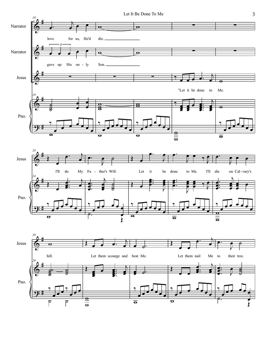 Let It Be Done To Me Tenor Voice scores gallery preview page 4