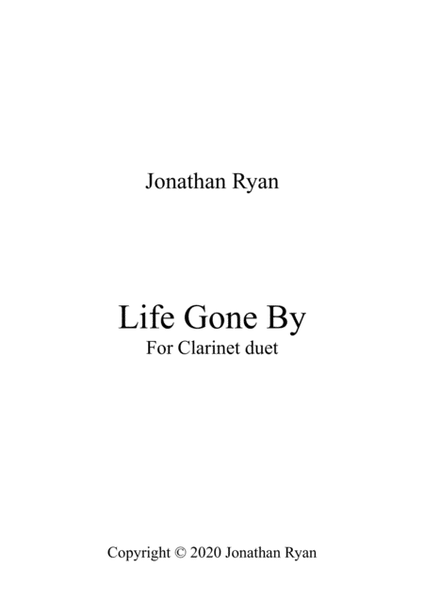 Life Gone By (For Clarinet duet) image number null