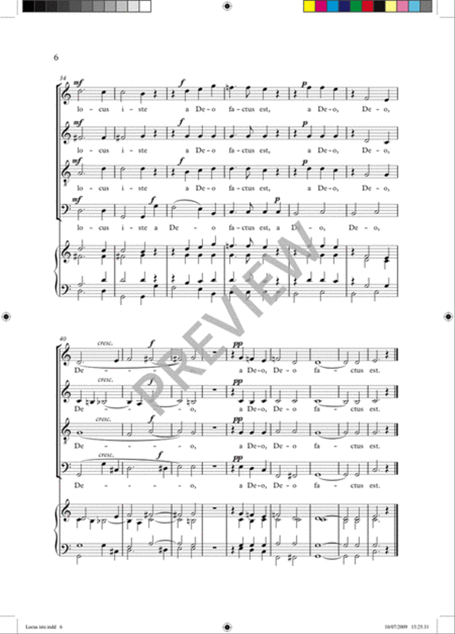 Locus Iste 4-Part scores gallery preview page 8
