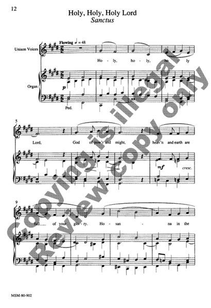 Mass in E for Rite II (Full/Choral Score)
