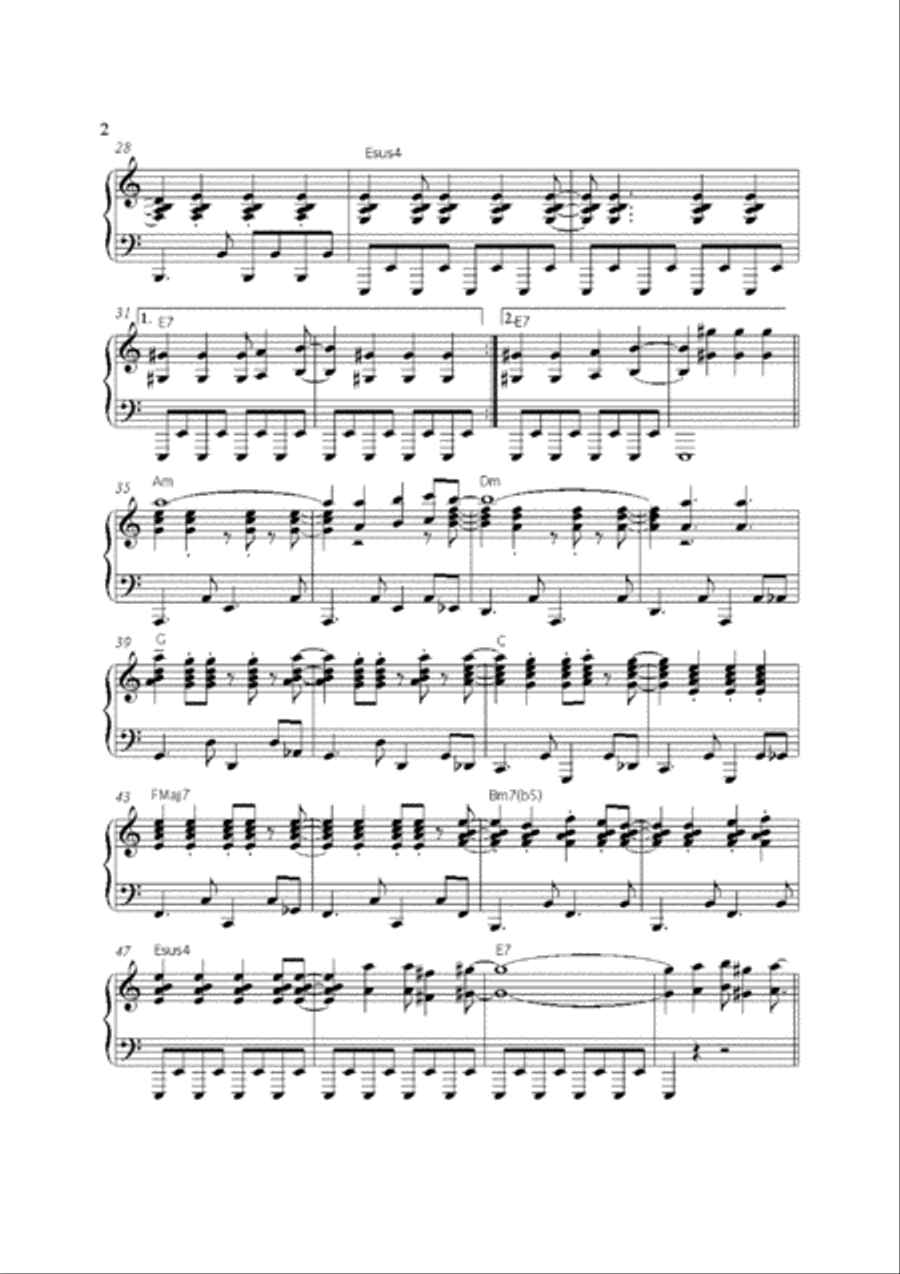 I Will Survive Piano Solo scores gallery preview page 3
