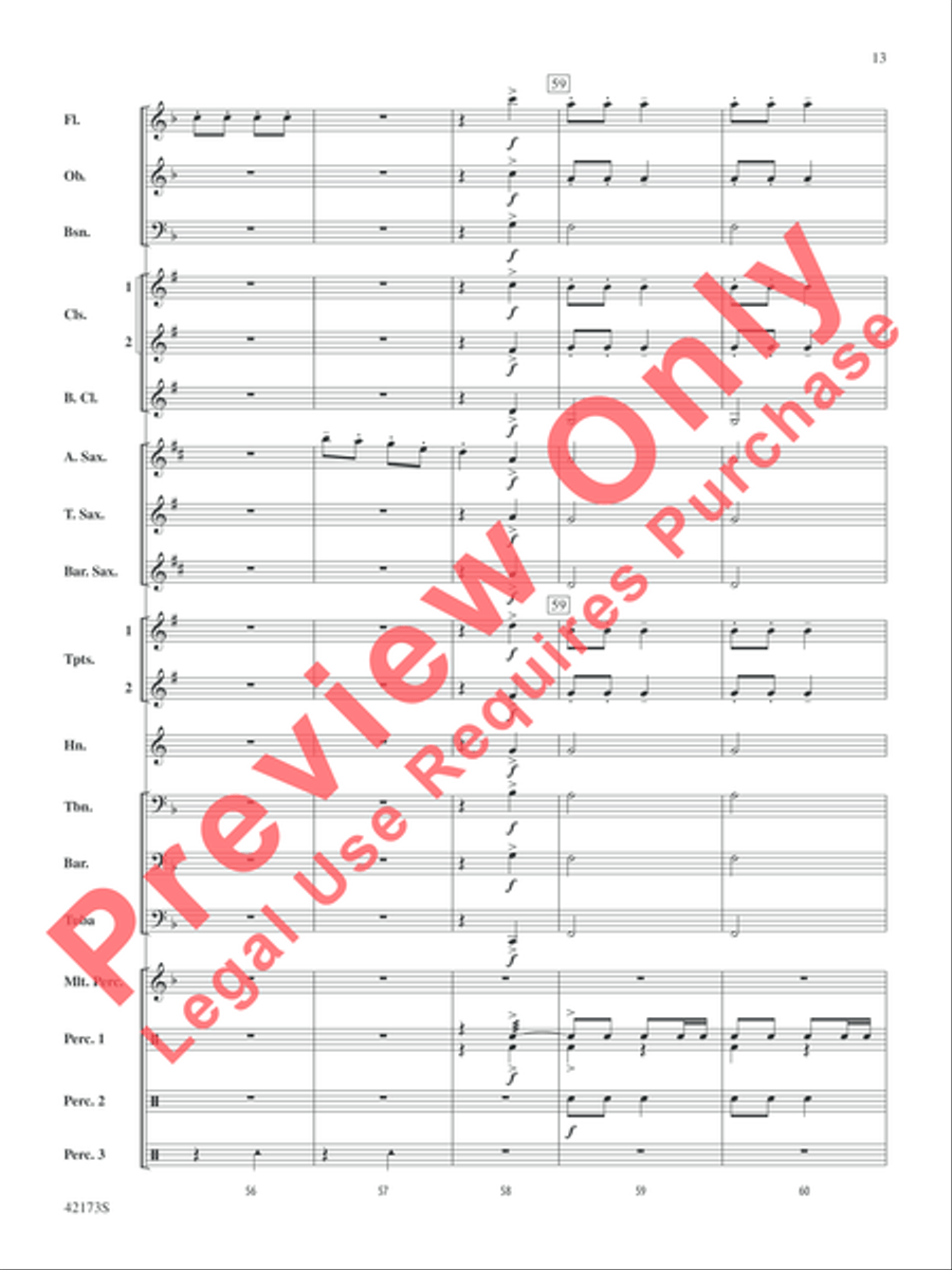 Jingle Band! Concert Band scores gallery preview page 6
