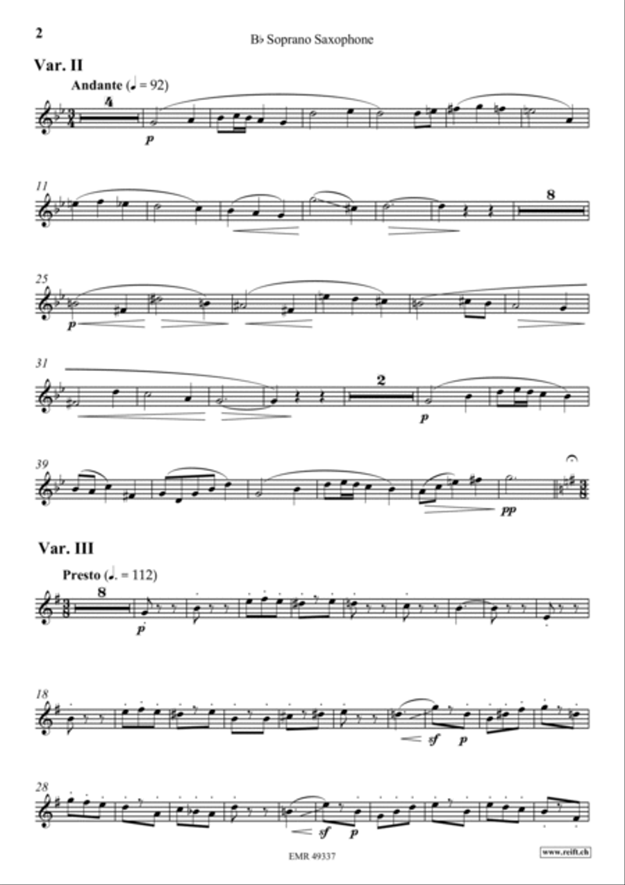 Zurcher Marsch Zurcher Marsch Soprano Saxophone scores gallery preview page 3
