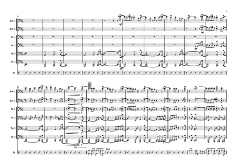 Birdland Brass Ensemble scores gallery preview page 3