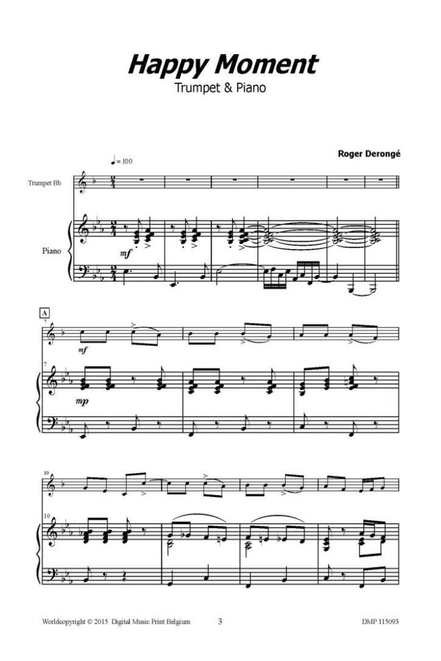 Happy Moment Trumpet Solo scores gallery preview page 2