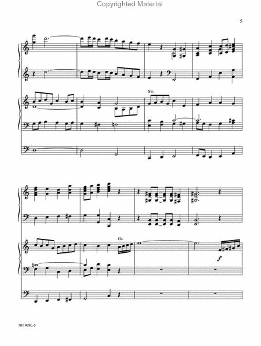 Christ Victorious! Organ scores gallery preview page 4