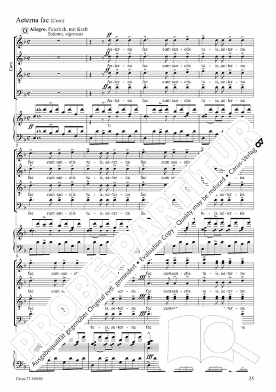 Te Deum 4-Part scores gallery preview page 26
