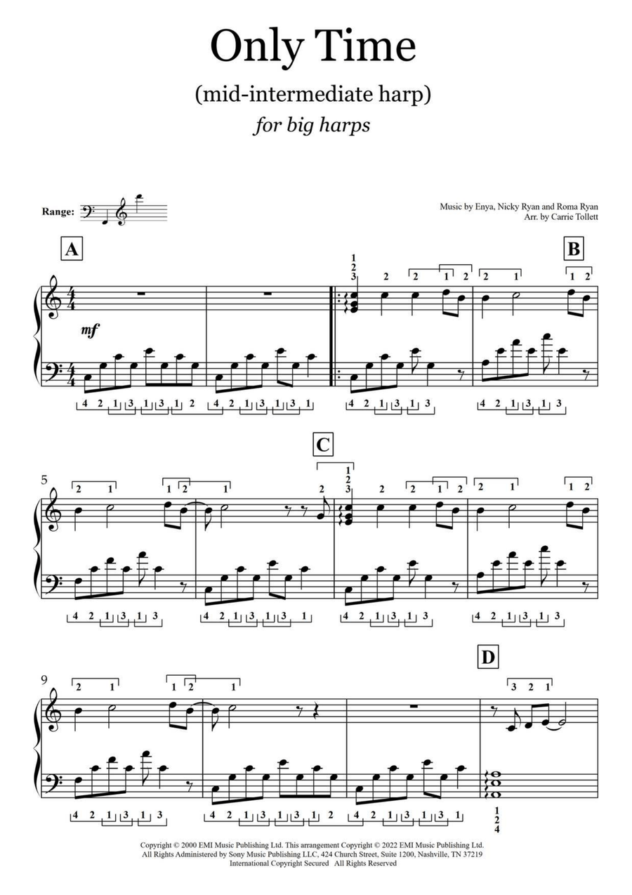 Only Time Harp scores gallery preview page 2