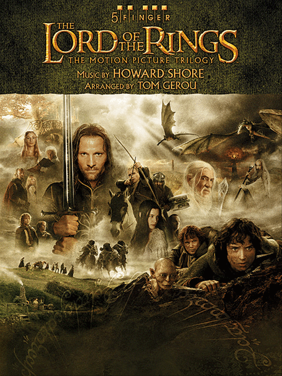 The Lord of the Rings Trilogy Easy Piano scores gallery preview page 1
