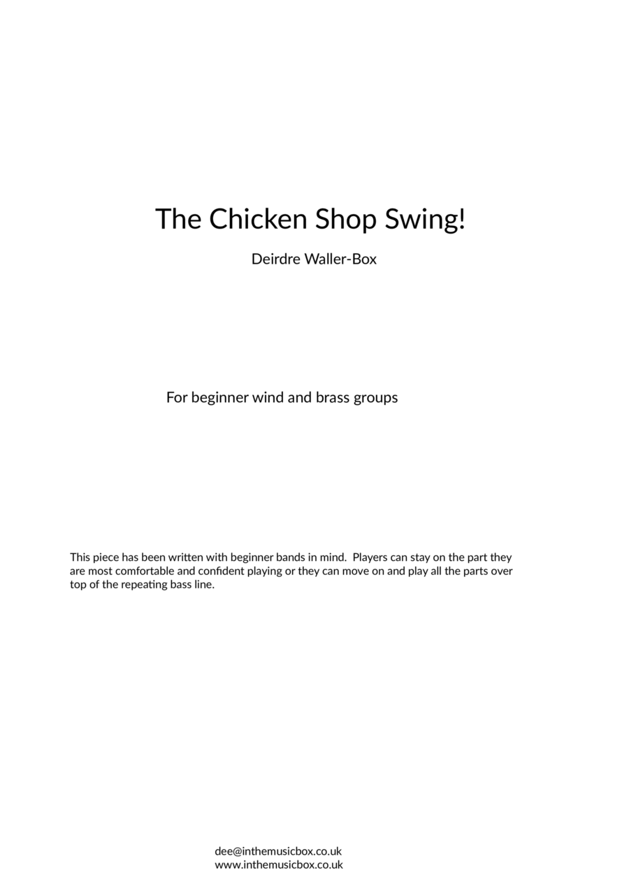 The Chicken Shop Swing! Large Ensemble scores gallery preview page 1