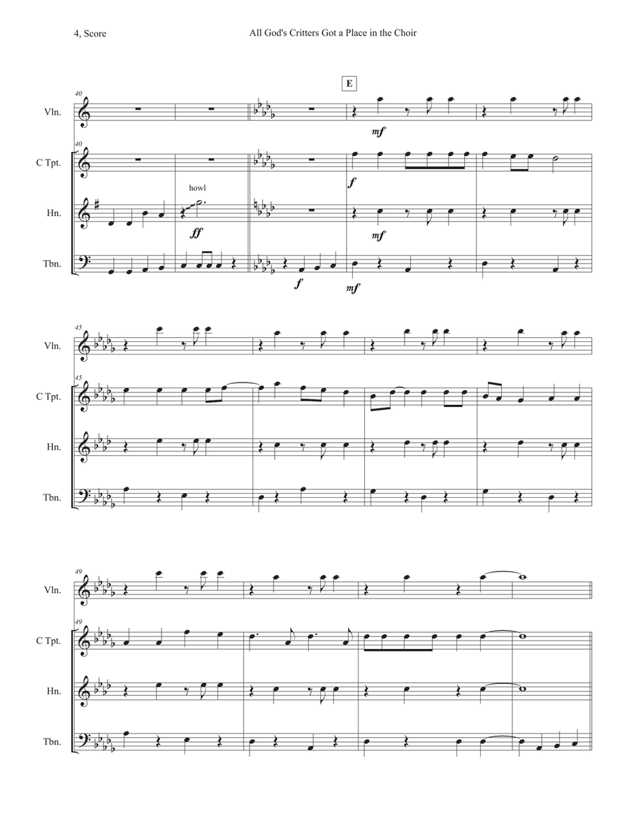 A Place In The Choir A Place In The Choir Choir scores gallery preview page 4