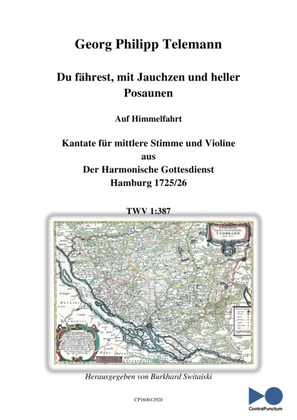Book cover for Harmonischer Gottesdienst TWV 1:387 Du fährest, mit Jauchzen und heller Posaunen