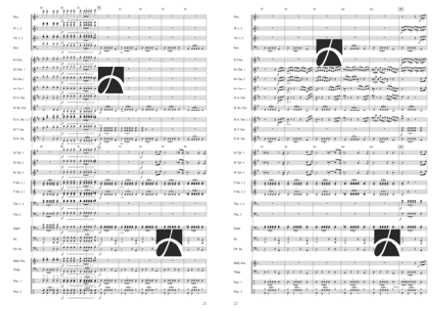 Tanz der Vampire Concert Band scores gallery preview page 9