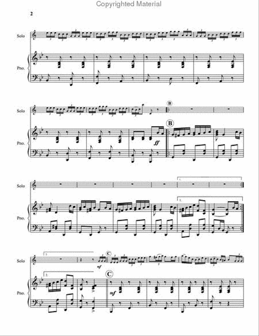 Concert Polka: Jennie Wren Euphonium scores gallery preview page 3