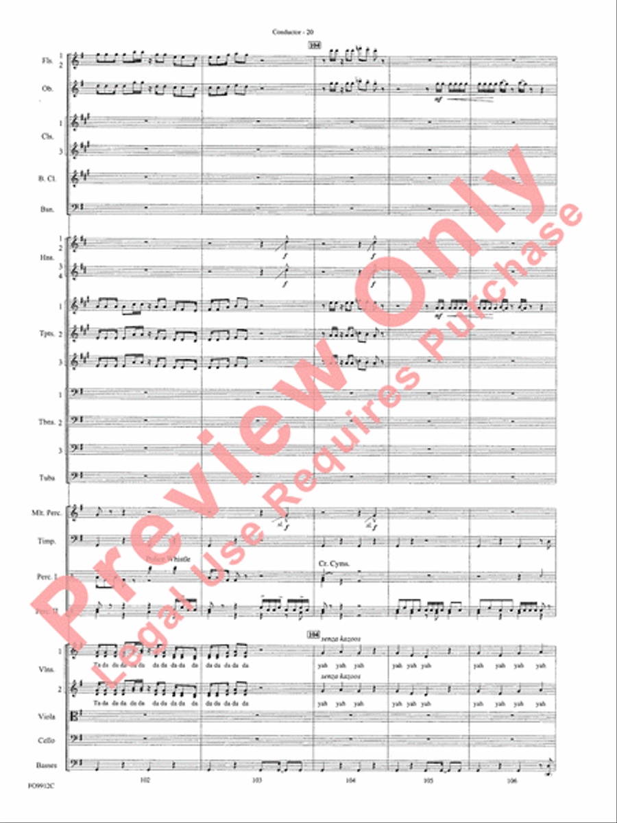 Selections from Star Wars: Episode I The Phantom Menace Full Orchestra scores gallery preview page 22