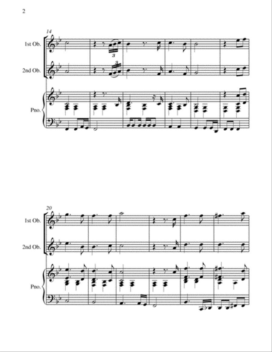 Christmas Time Woodwind Duet scores gallery preview page 6
