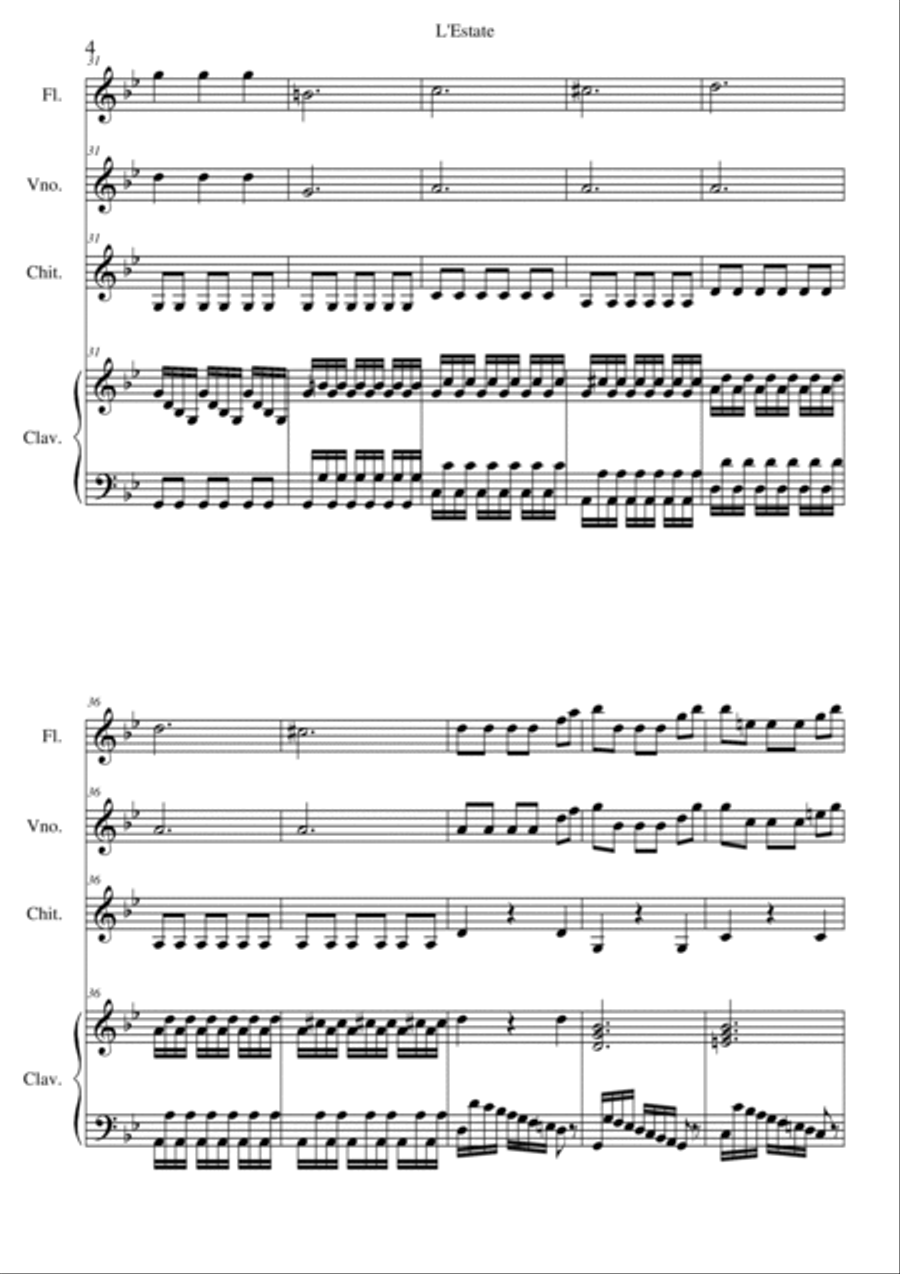L'Estate L'Estate Small Ensemble scores gallery preview page 4