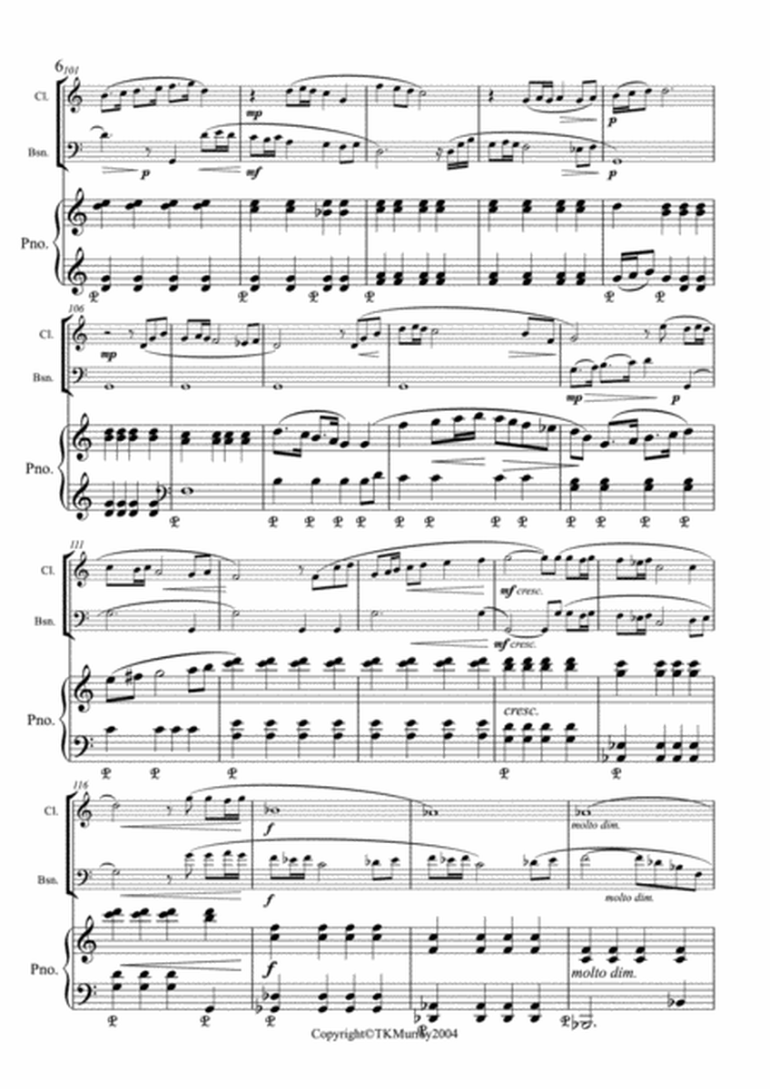 Murray - Rondo - Clarinet, Bassoon & Piano