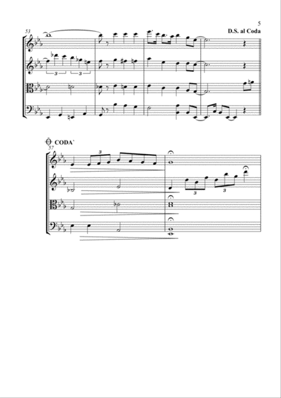 They Can't Take That Away From Me from THE BARKLEYS OF BROADWAY from SHALL WE DANCE String Quartet scores gallery preview page 5