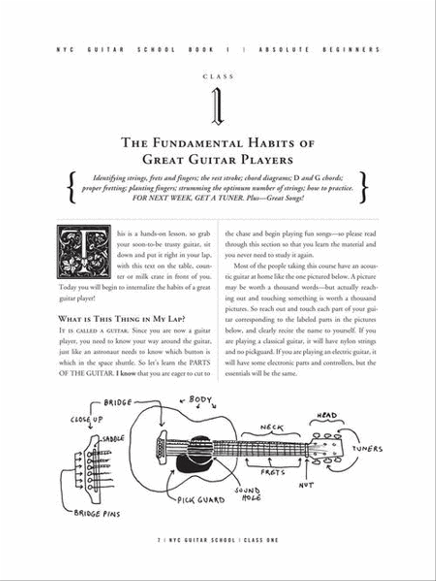 NYC Guitar School Book 1 NYC Guitar School Book 1 Guitar scores gallery preview page 7
