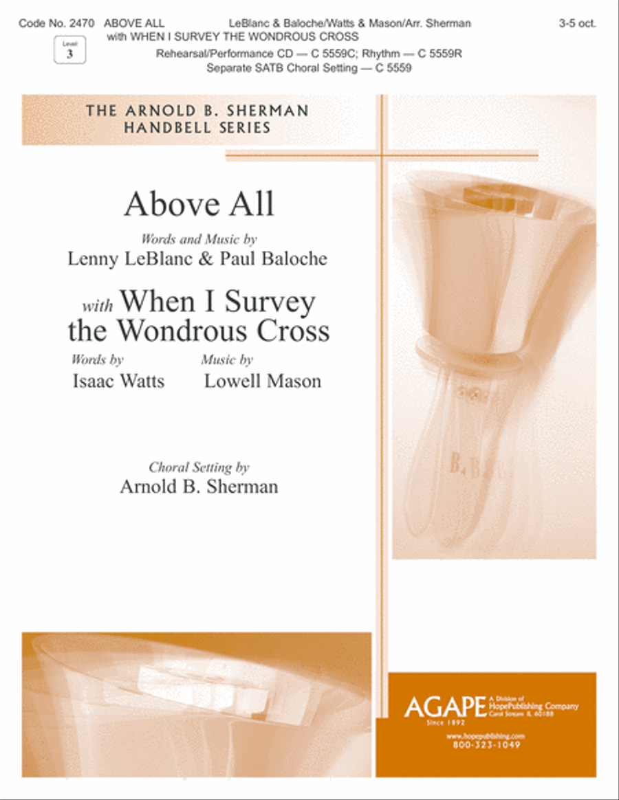 Above All with When I Survey the Wondrous Cross 5-Octaves scores gallery preview page 2