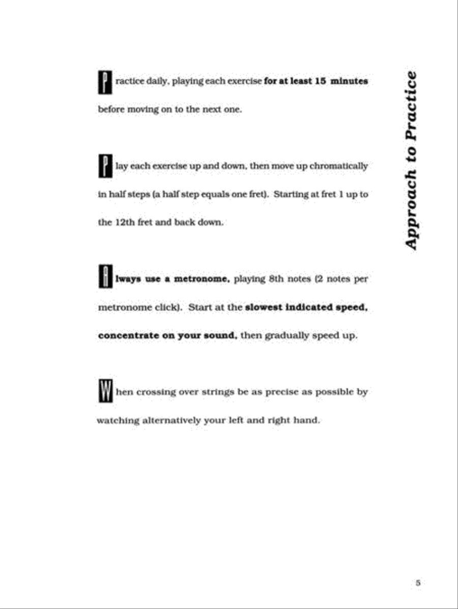 Bass Fitness – An Exercising Handbook: Updated Edition! Bass Guitar Tablature scores gallery preview page 6
