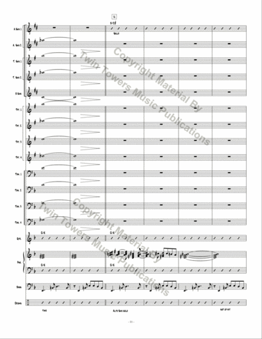 Grind Smooth Jazz Ensemble scores gallery preview page 12