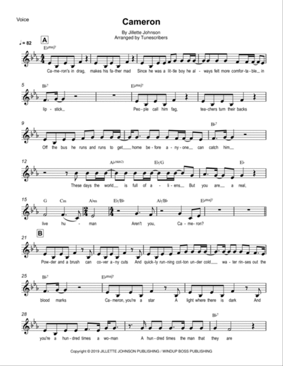 Cameron Voice scores gallery preview page 6